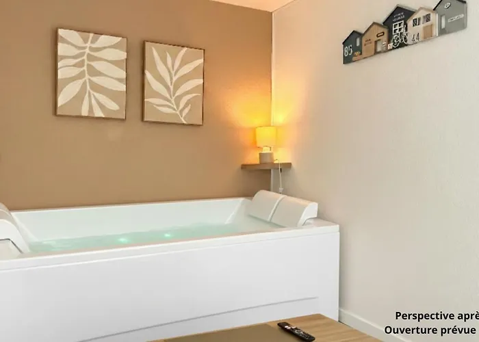 Casa de Férias L'atlantide Maison&spa - Accès Direct à La Saint-Hilaire-de-Riez